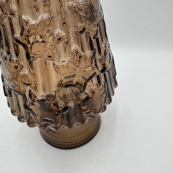 vidrios san miguel recycled glass Large smokey color Christmas Tree Spain - Picture 3 of 9